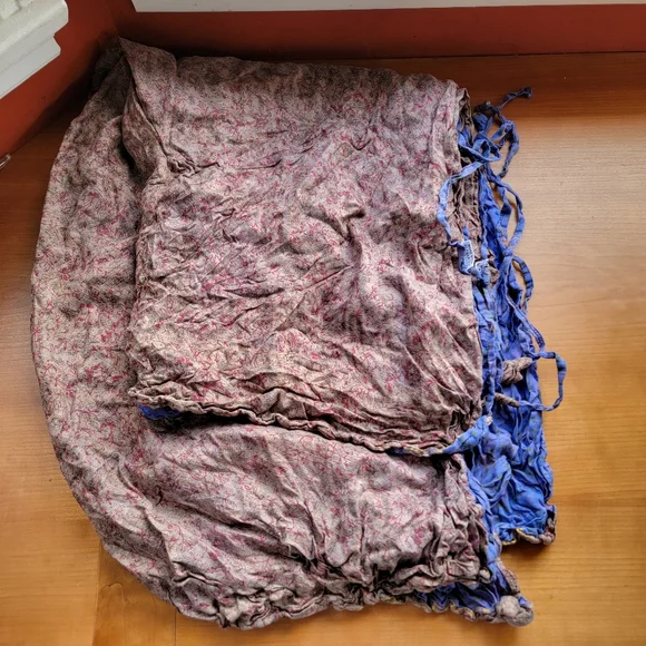 Reversible 100% Silk Wrap Around Pants - Picture 2 of 6